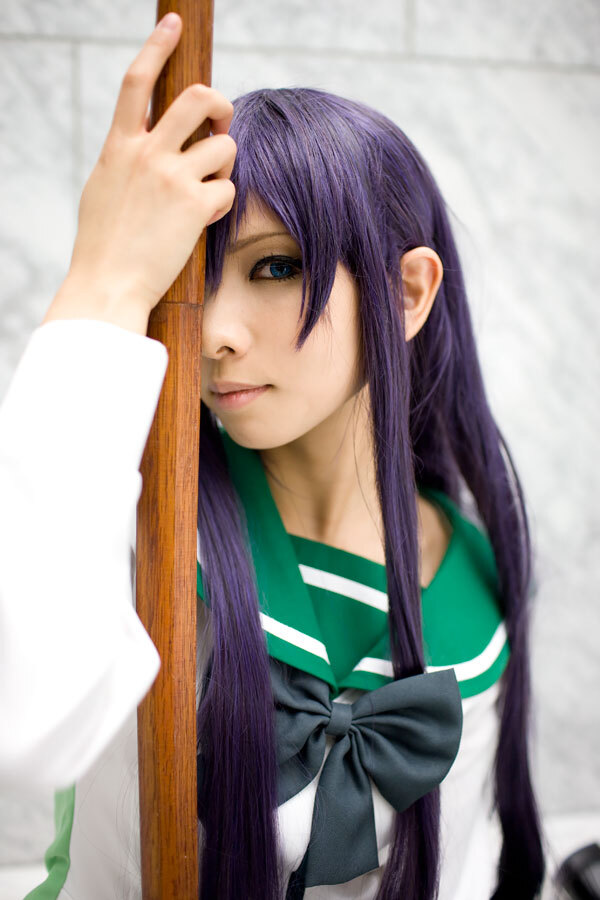 [Cosplay] 2013.04.09 游戏美女丝袜套图 Sexy Saeko Busujima